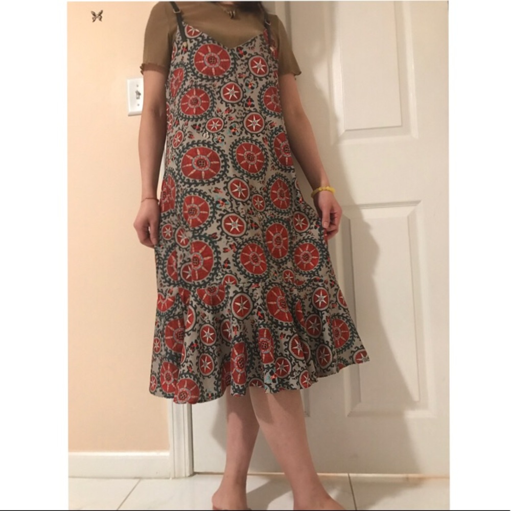 2 Piece Floral Dress